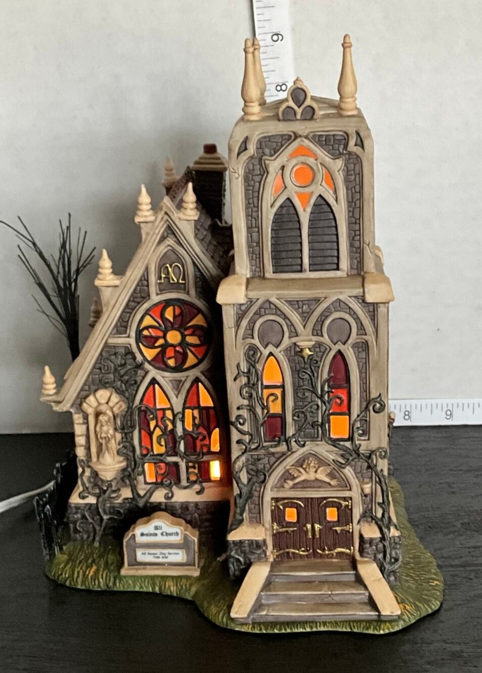 Dept 56 All Hallow’s Eve All Saints Church w/ Box